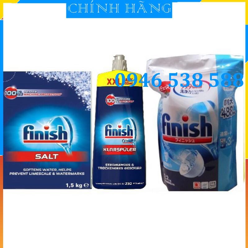 Combo Bột rửa bát Finish 1kg + bóng finish 750ml + muối Finish 1.5kg - HANOIMART