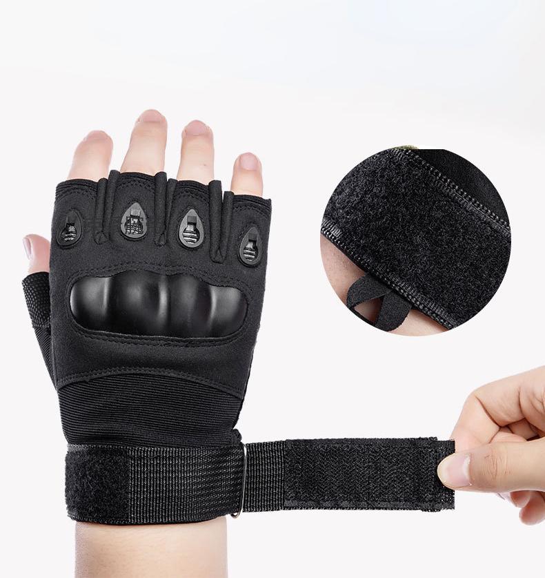 Mùa đông Găng tay ngón tay đầy đủ găng tay chiến thuật quân sự nam Color: Sand Color Size: XL