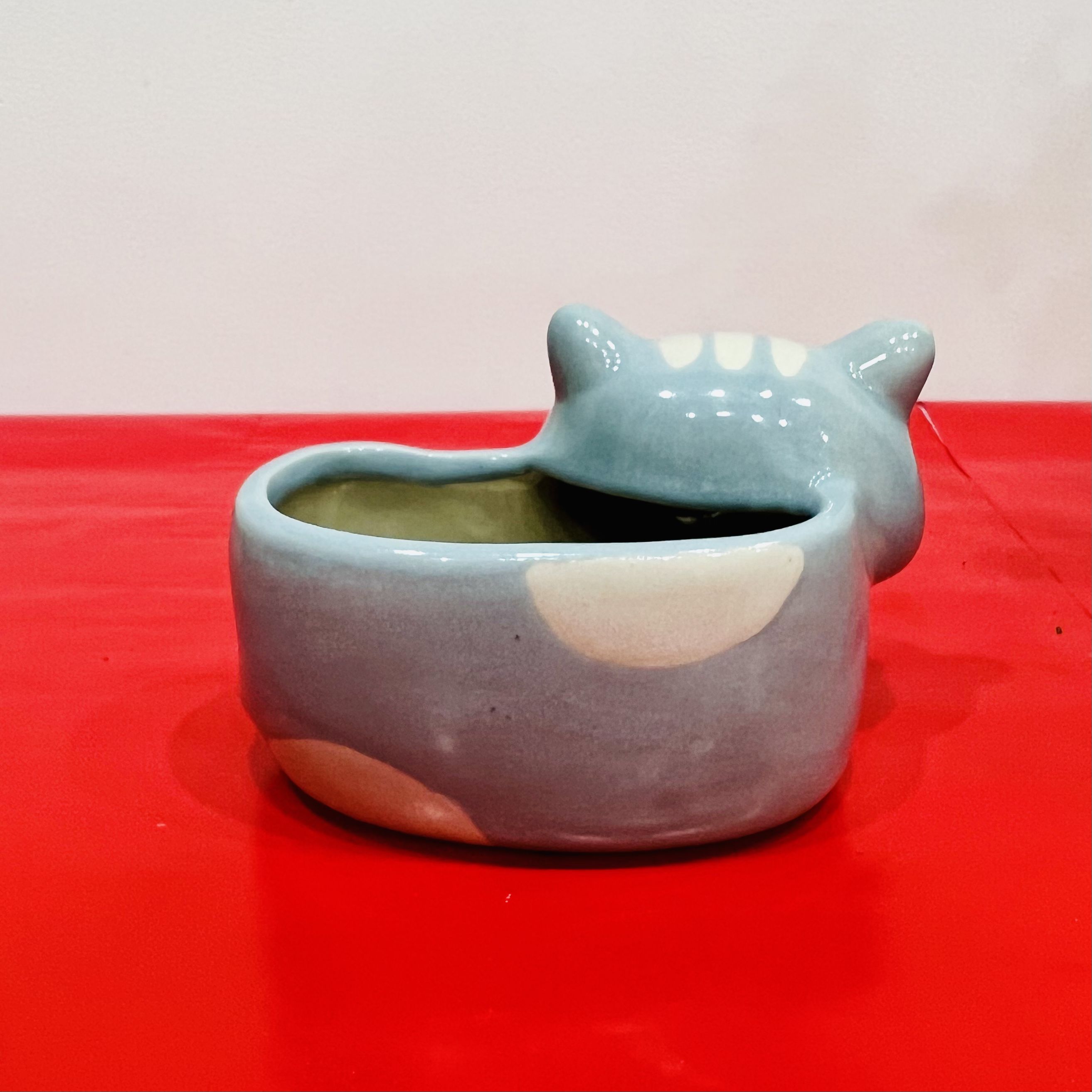 Chậu hoa gốm sứ trồng sen đá mini URSPACE trang trí phòng khách phong cách thiên nhiên
