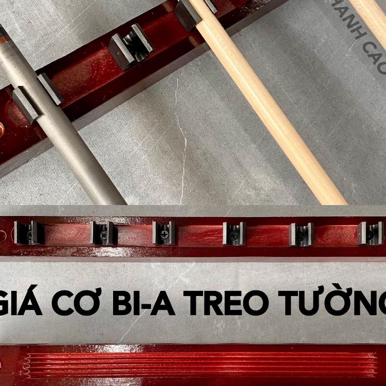 Giá Đỡ Cơ Bida - Dựng cơ Bi A Treo Tường 6 Lỗ Tiện Lợi