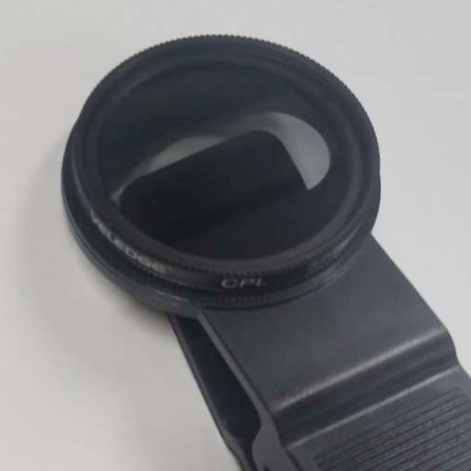 37mm Cell Phone Camera CPL Lens Filter with Clip for //Tablet