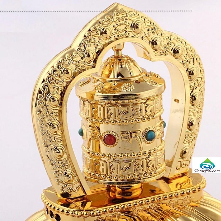 ️️ Pháp luân phong thủy may mắn trên xe hơi  Tặng 1 bộ 4 miếng dán tay nắm cửa xe M 239.