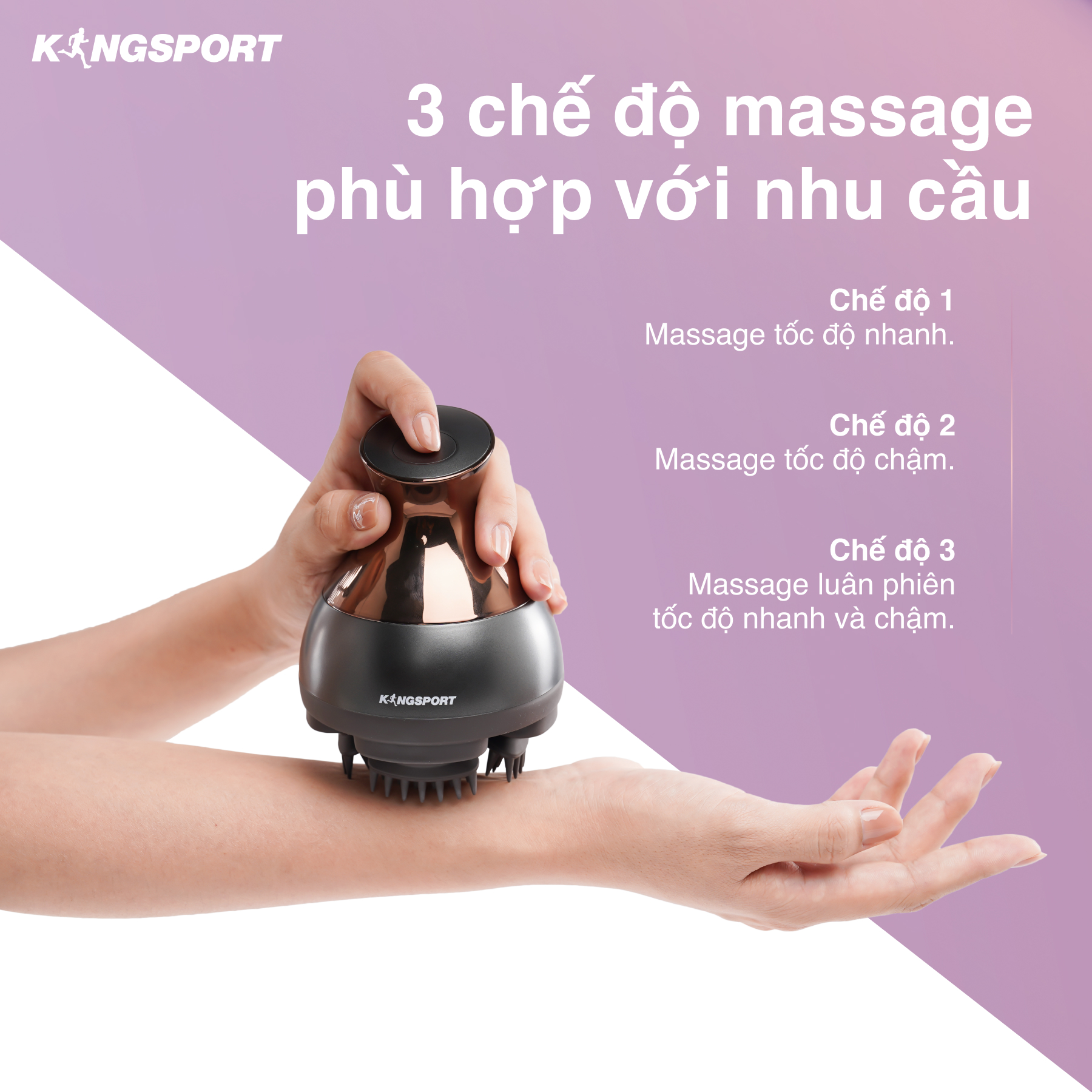 MÁY MASSAGE DA ĐẦU KINGSPORT KS881