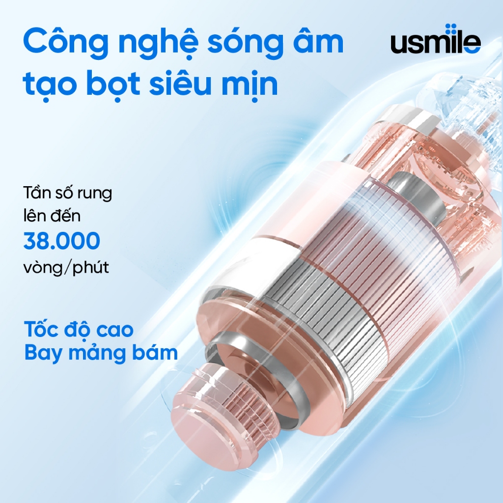 Bàn Chải Điện Sóng Siêu Âm Usmile P4 Bản Quốc Tế - Hàng Chính Hãng