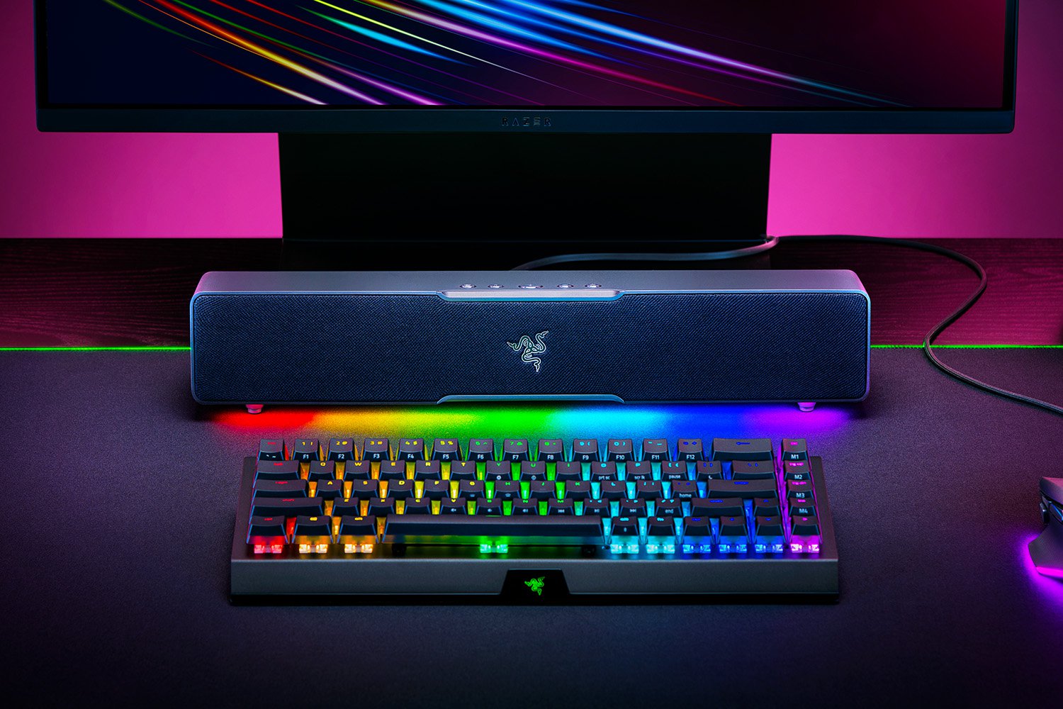 Loa Razer Leviathan V2 X-PC Gaming Sound Bar_Mới, hàng chính hãng