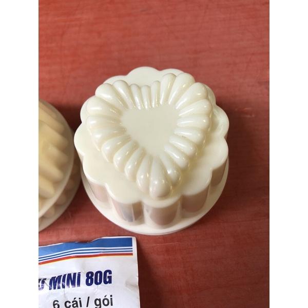 6 khuôn rau câu xịn khuôn trung thu mini size 7x7x3.8cm moon cake mold