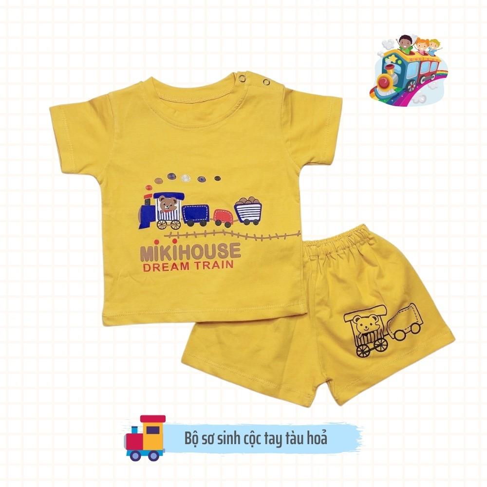 Đồ sơ sinh bộ sơ sinh bé trai bé gái chất cotton 100% thoáng khí mềm mịn không gây kích ứng da Kidcat Shop