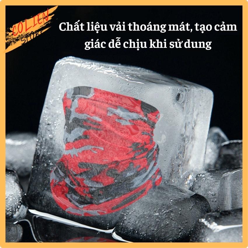 Khẩu Trang Đa Năng Chống Nắng, Tia UV Phong Cách Thể Thao Chất Liệu Thun Lạnh, Co Giãn Tốt Ôm Sát Mặt, Thoáng Khí, Tạo Nhiều Kiểu Khi Sử Dụng