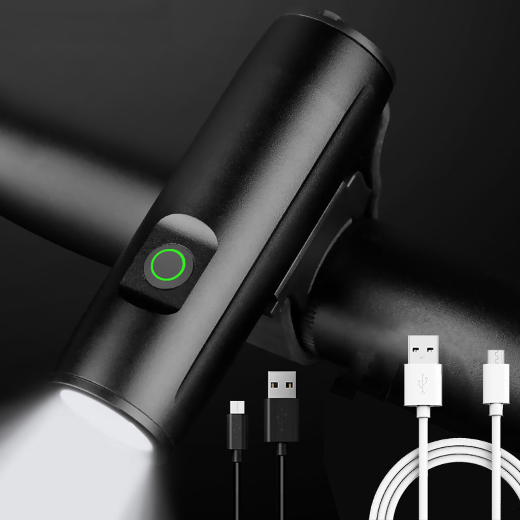Pha Xe Đạp Mini 400 lumens EOS290 Sạc Điện USB Sáng Mạnh 3 Chế Độ Chống Nước Vỏ Hợp Kim Nhôm MaiLee