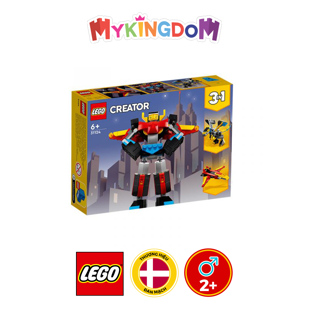 Đồ Chơi LEGO CREATOR Siêu Rô Bốt 31124 (159 chi tiết)