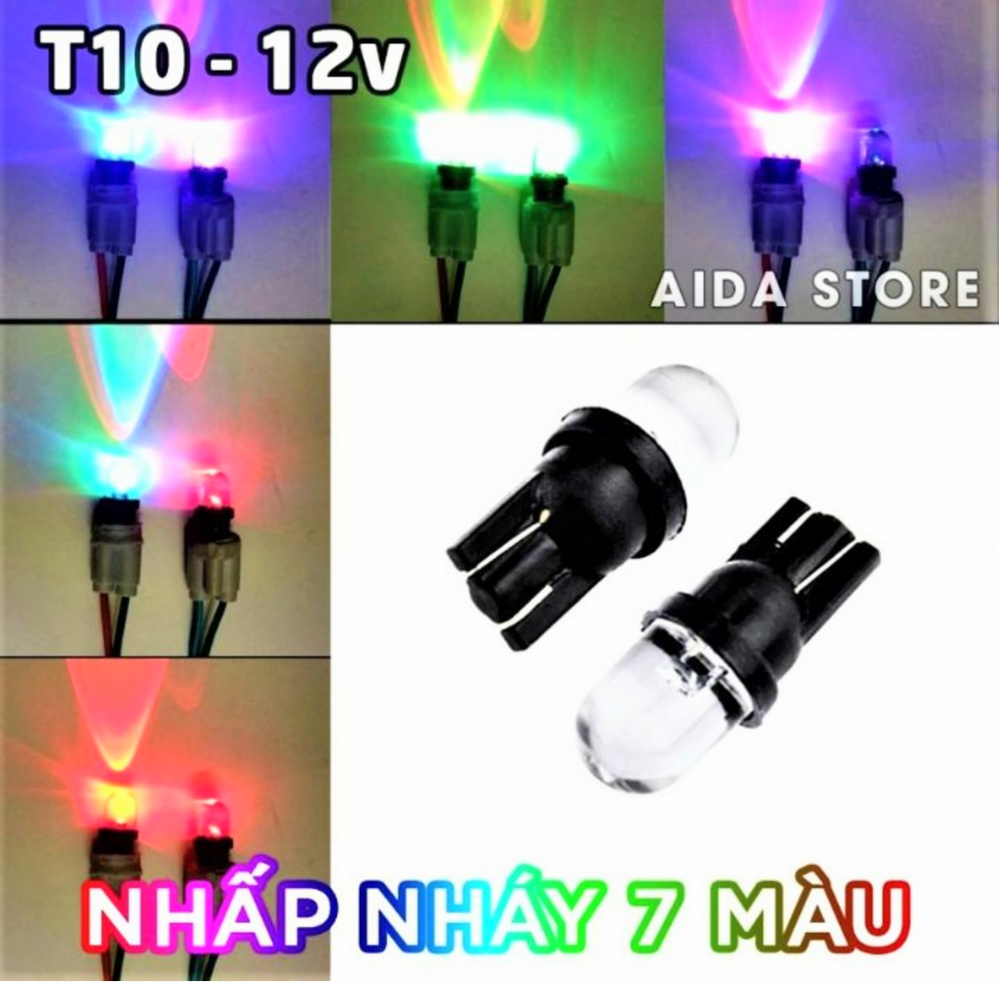 SIÊU COMBO 4 BÓNG ĐÈN XIN NHAN XE MÁY XE HƠI ÔTÔ NHẤP NHÁY NHIỀU MÀU SẮC CỰC ĐẸP MẪU MỚI HÀNG CHUẨN GIÁ RẺ