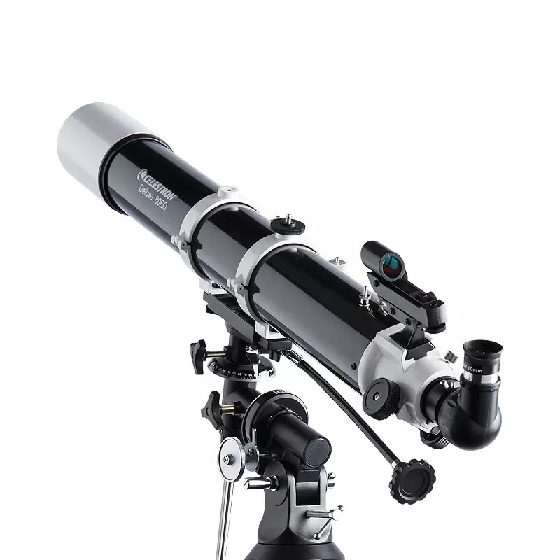 Kính thiên văn Celestron Deluxe 80EQ độ phóng đại 675 lần, hàng chính hãng, chân thép chắc chắn