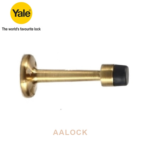 Chặn cửa gắn tường Yale YDS-070 US3 màu vàng, loại chặn cửa cao cấp của Mỹ