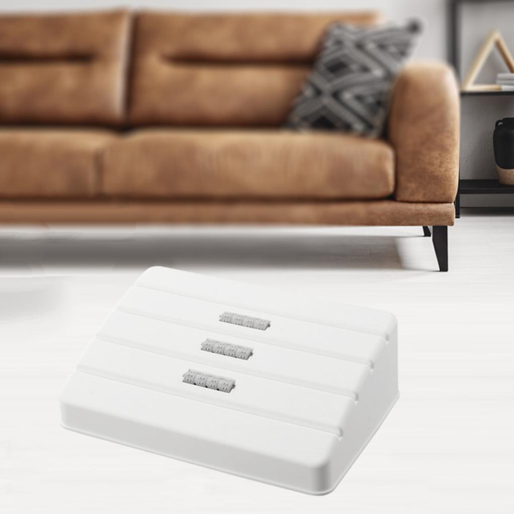 2Pcs Footrest Under Desk Foot Pedal Foot Rest Massage Roller Home Travel