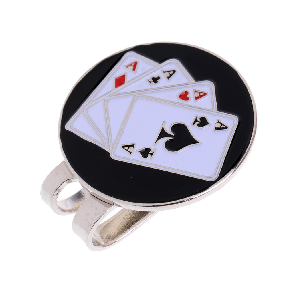 2 Pieces Golf Ball Marker Bird Hat Clip Golf Gift