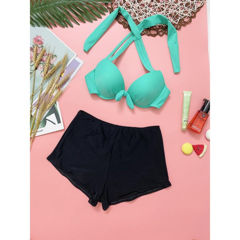 Bikini 2 Mảnh nơ xanh ngọc ( Ảnh chụp thật)