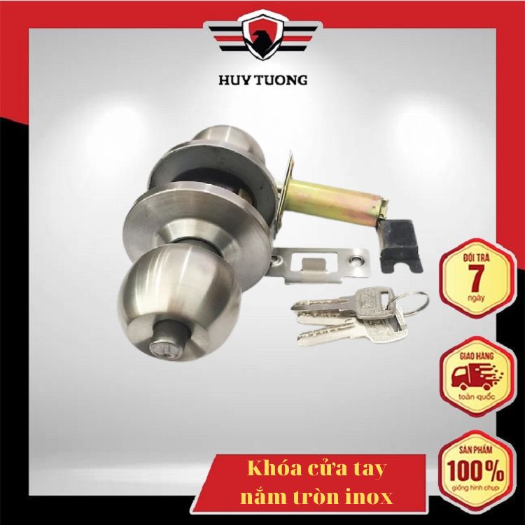 Khóa cửa tay nắm tròn inox zani phong cách, tiện lợi và cao cấp