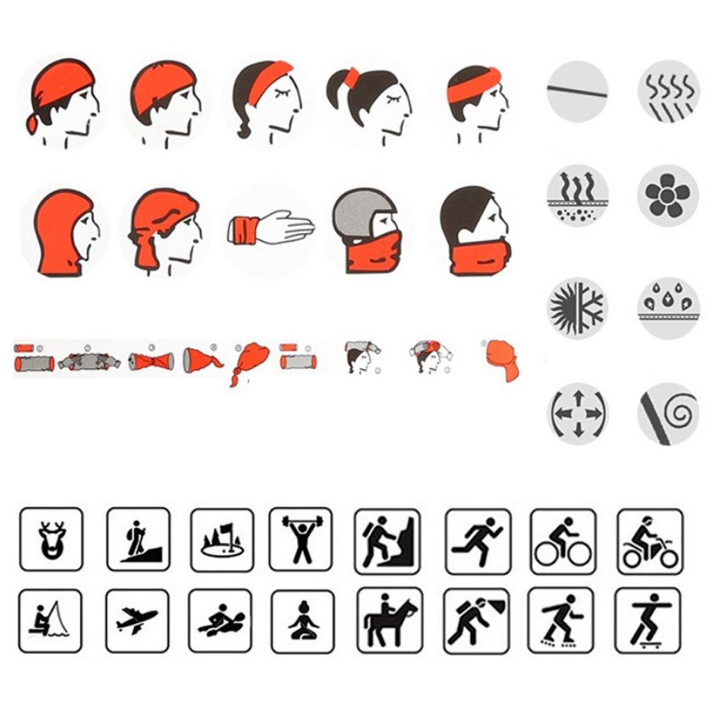 Warmer Skull Neck Face Mask Bandana Bike Riding Head Scarf Ski Headband