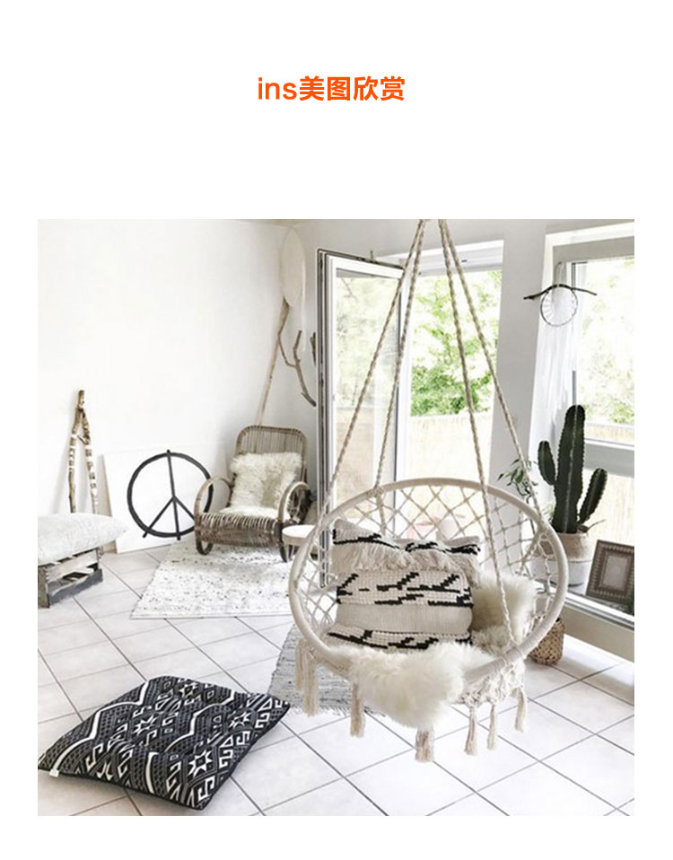 Ghế võng ghế treo thư giãn ghế macrame