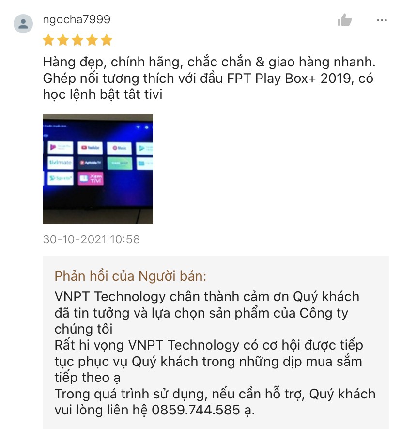 Điều khiển bằng giọng nói dùng cho Smartbox MyTV Chính hãng Cao cấp