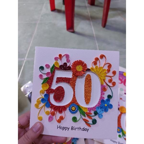 THIỆP QUILLING HAPPYBIRTHDAY