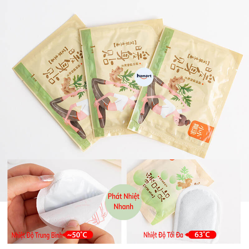 Gói 2 Miếng Dán Giữ Nhiệt Bàn Chân Dán Nóng Ủ Ấm Chân Ấm Áp Cả Ngày