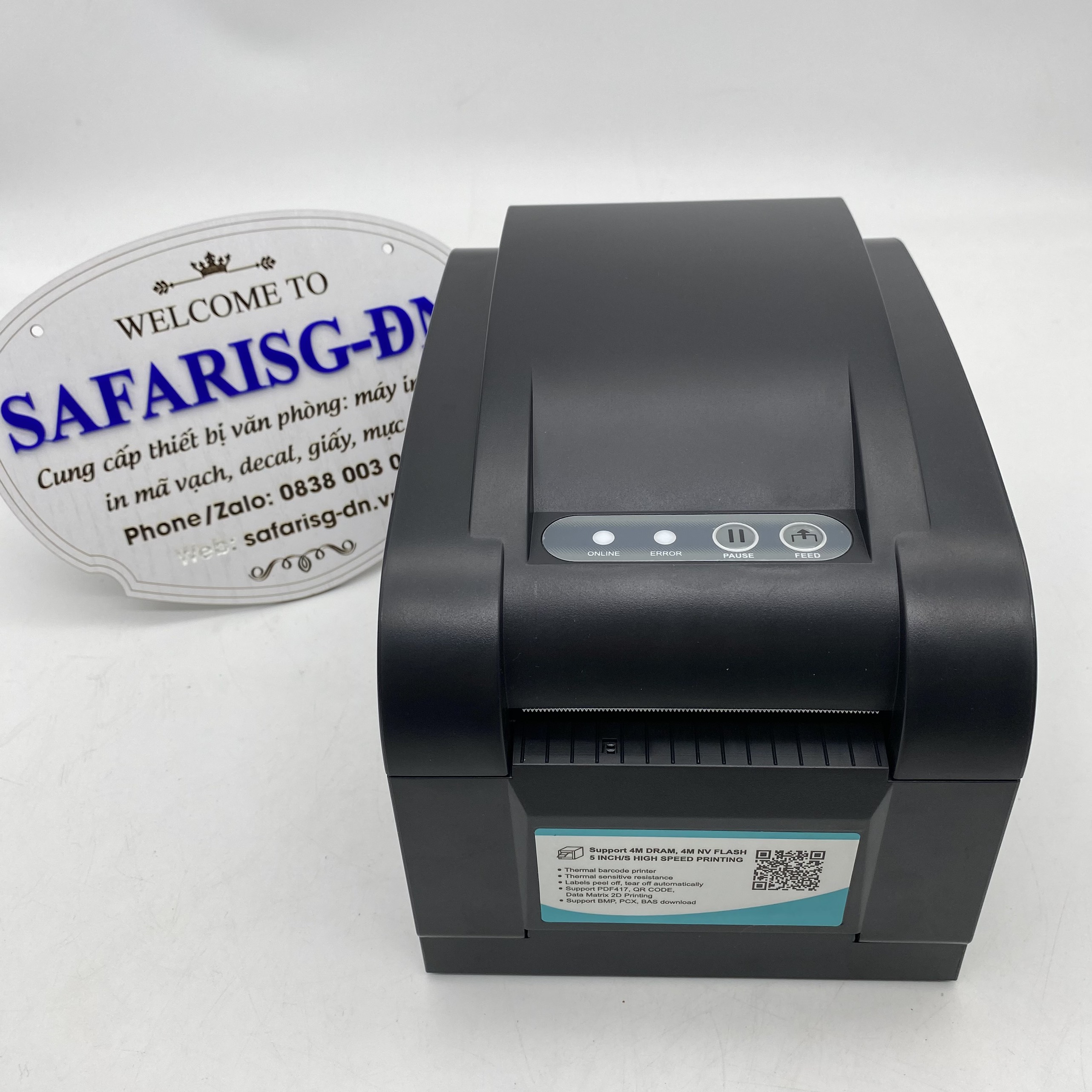 Máy in Xprinter XP 350BM in đơn hàng GHTK bằng điện thoại qua wifi, in tem nhãn và phiếu giao hàng các sàn TMĐT- Hàng chính hãng