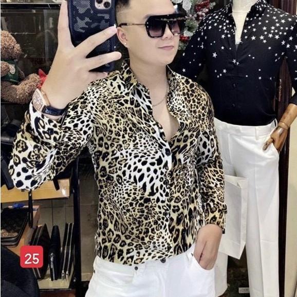 Áo sơ mi nam dài tay chất lụa không nhăn dáng ôm body nhiều mẫu TINA ms25
