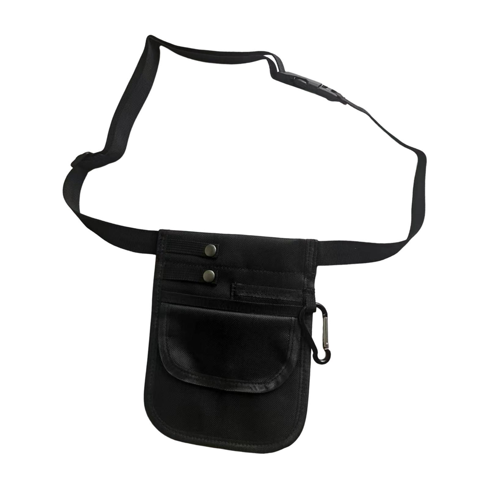 Nurse Fanny Pack Organizer Pouch Holder Utility Hip Bag Black