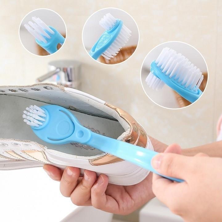 GIÁ SỈ Chổi cọ giày 3 đầu mẫu mới 2439 SỈ LẺ GIA DỤNG