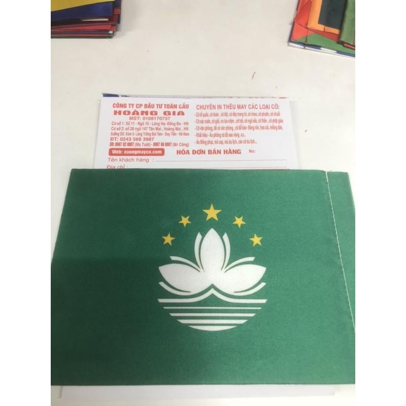 Quốc kỳ Macau để bàn 14x21cm