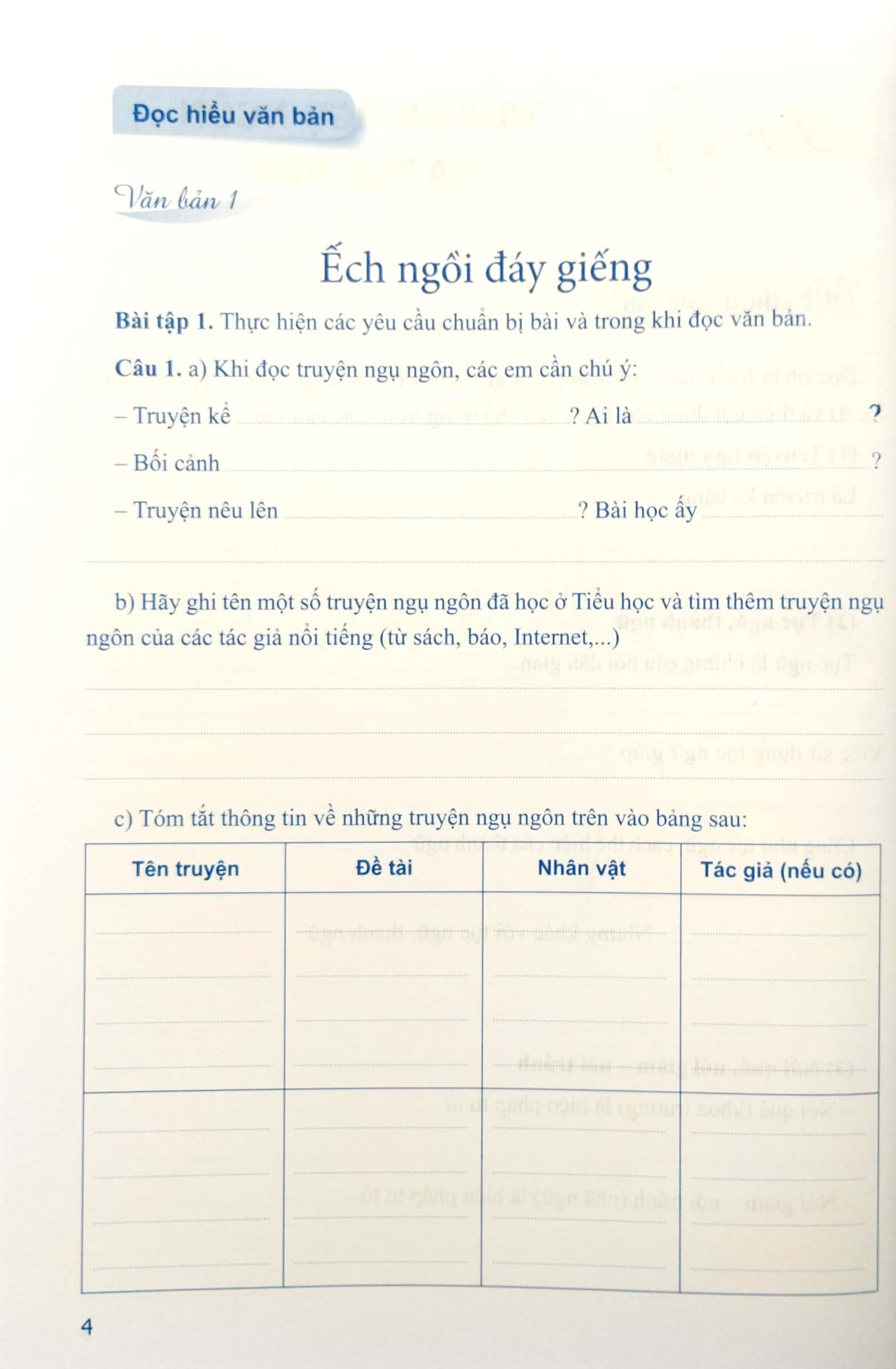 Vở Bài Tập Ngữ Văn 7 - Tập 2