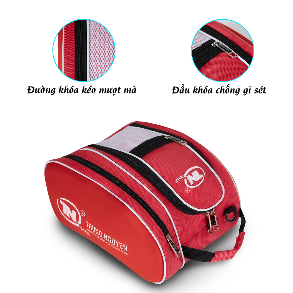 Túi đựng giày thể thao, túi đựng giày đá bóng TN Bags cho nam thiết kế 2 ngăn chống thấm nước tốt TN.B 9002