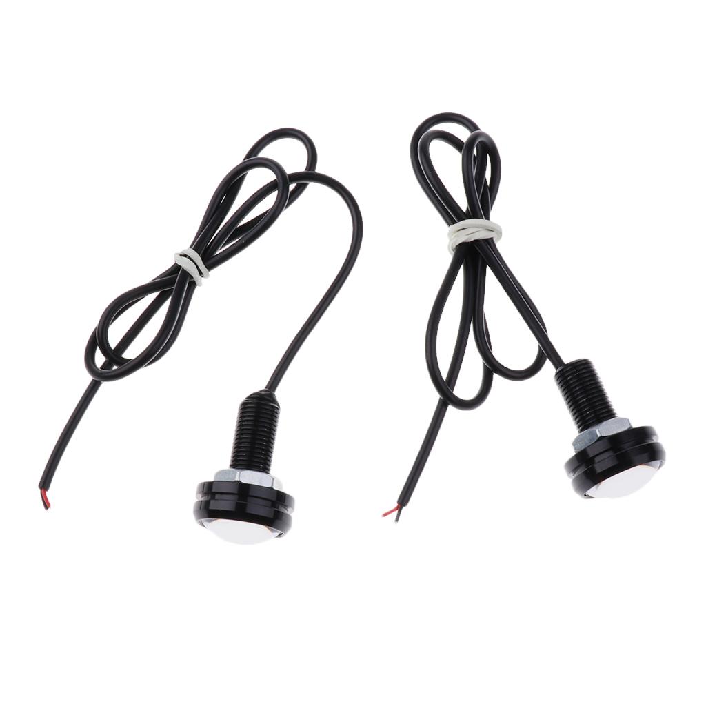 Pair Eagle Eye 3030 3LED Car DRL Daytime Running Light Signal Lamps