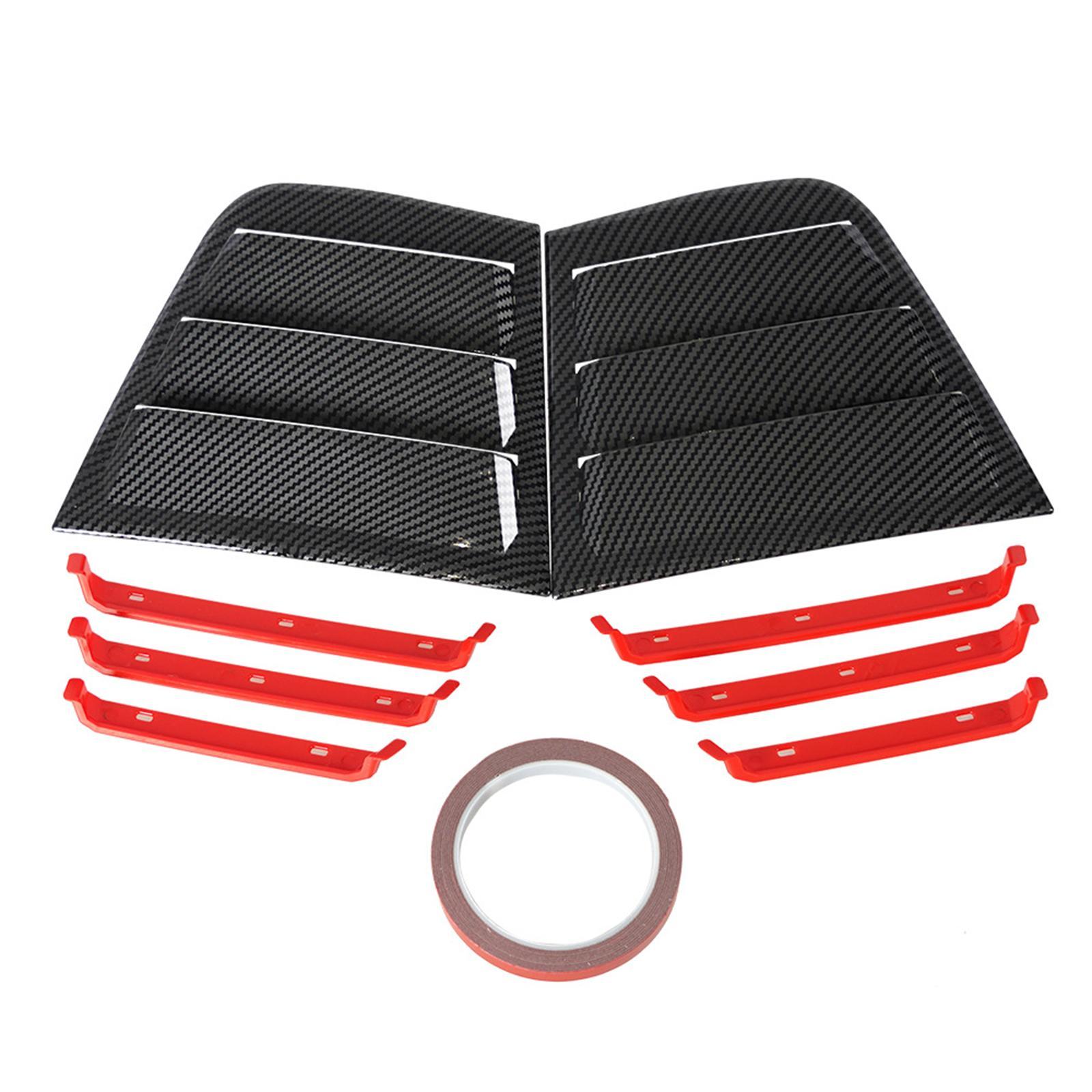Side Window Louvers Air Vent Cover Shades Blinds for 2011-2021 Replacement PP Spare Parts Accessories