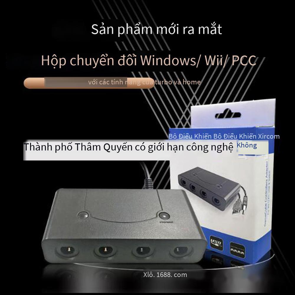 Giao hàng nhanh bộ chuyển đổi ngc sang wiiu Bộ điều khiển GC sang wii u/ switch / PC với hộp chuyển đổi chức năng liên tục