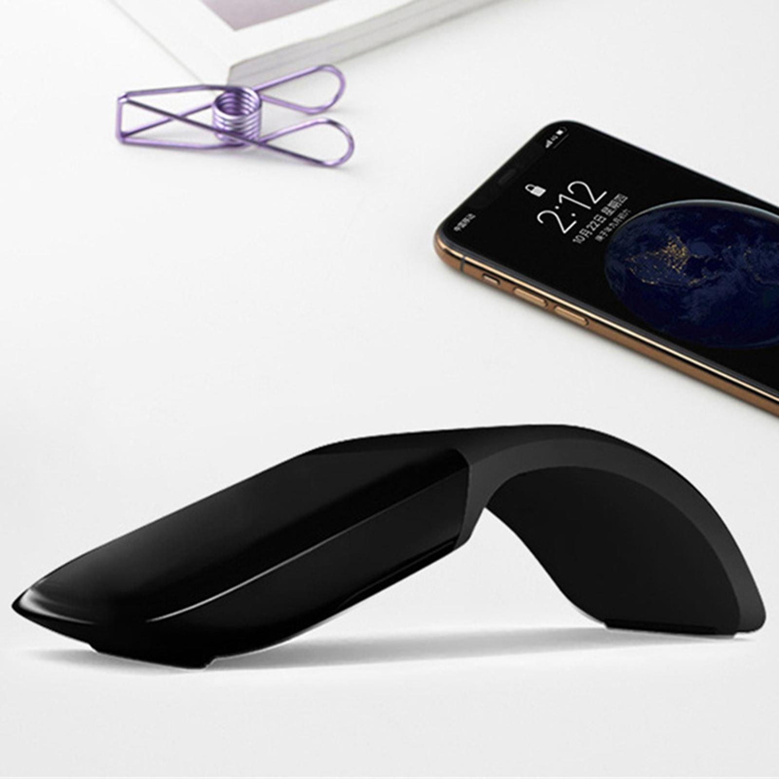 Wireless Touch Mouse Silent Click Ergonomics Mute for Tablet PC