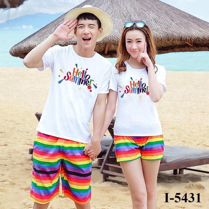 I5431 Aó Thun Gia Đình , Tình Nhân Dễ Thương