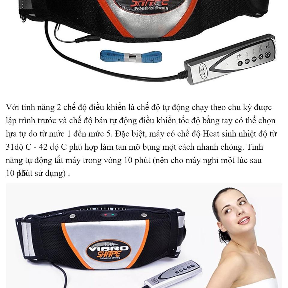 Đai Massage Vibro Shape - Máy Rung Toàn Thân Hiệu Quả