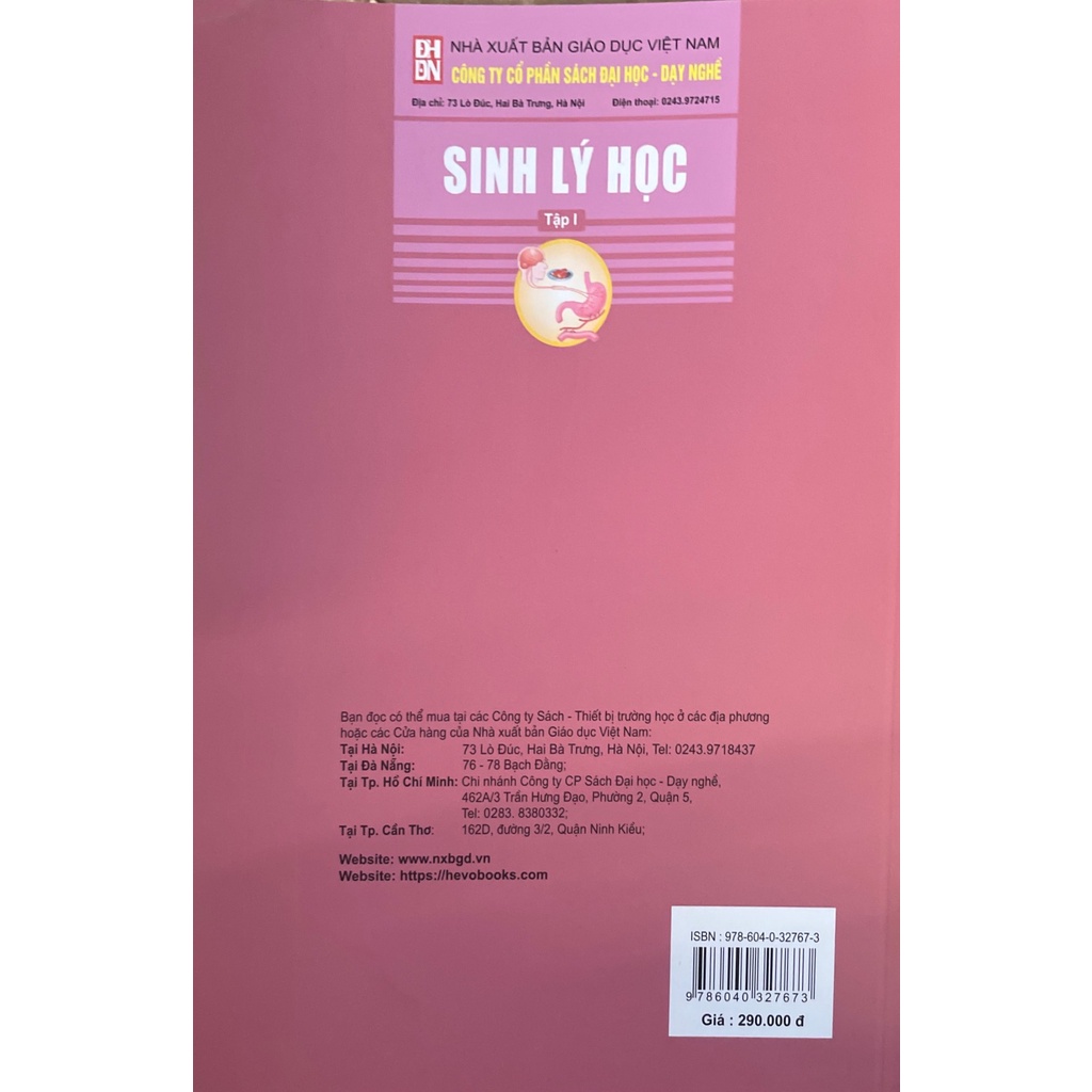 Sinh Lý Học Tập 1 - Dùng Cho Đào Tạo Sau Đại Học