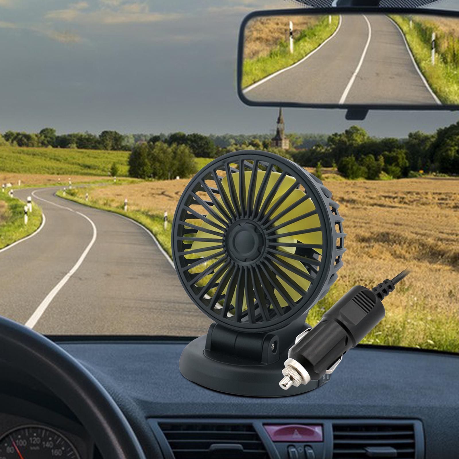 Car Cooling Fan, Air Circulation Fan Auto Cooler Fan for SUV Boat 12V