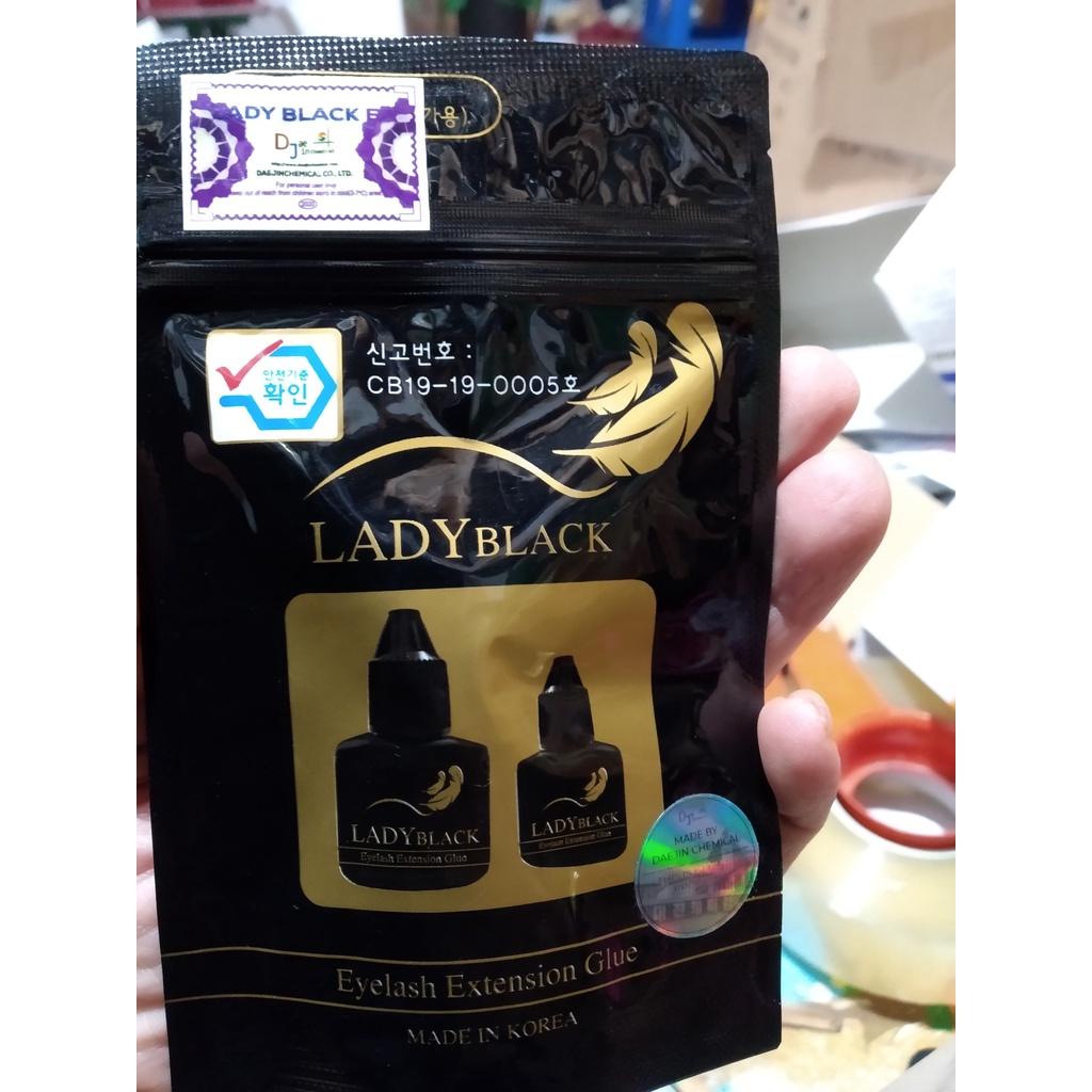 Keo nối mi lady black loại tiết kiệm dung tích 5ml dùng tôt cho thợ mi nối mi thật chăc.