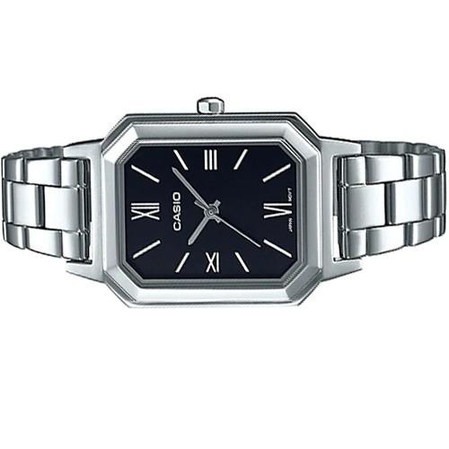 Đồng Hồ Nữ Casio Standard LTP-E168D-1BDF Chính Hãng | Casio Standard LTP-E168D-1B Dây Thép