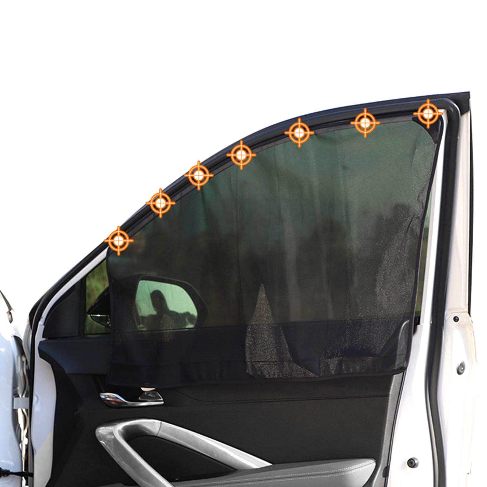 Car Window Curtain Side Window Covers Protection Mesh Sun Shade 1x Front