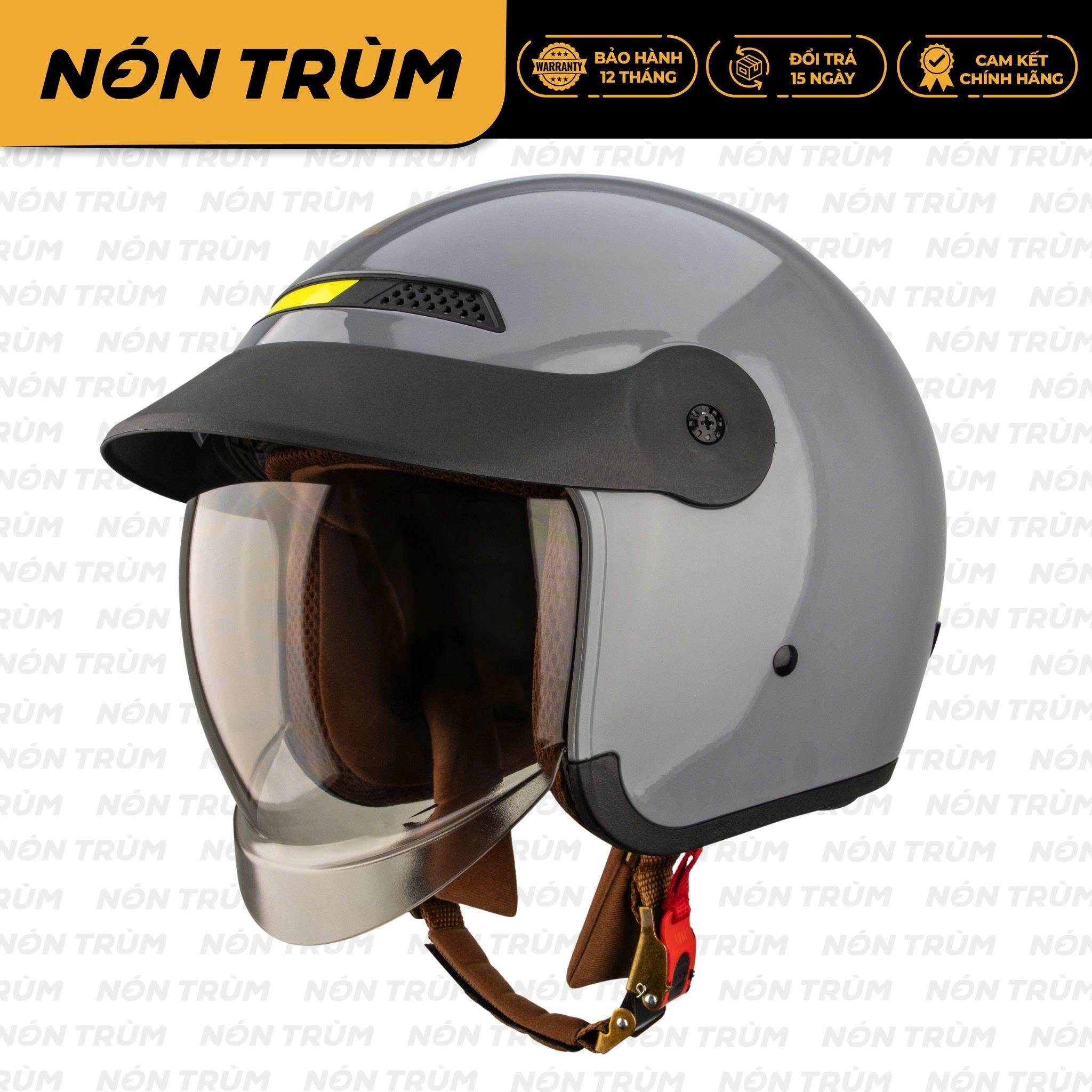 Mũ Bảo Hiểm 3/4 Royal M139 LUX Kèm Lưỡi Trai Che Nắng