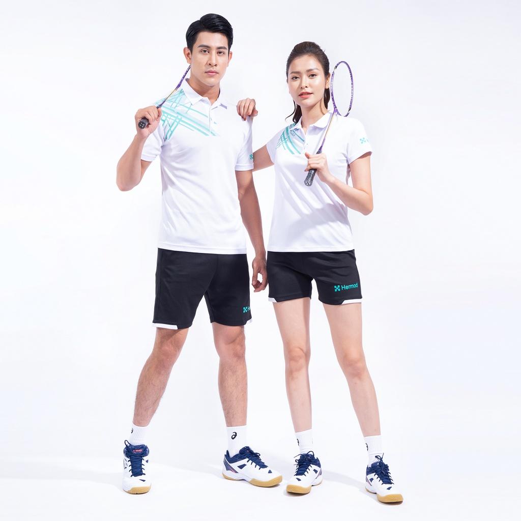 Bộ Đồ Thể Thao Nam HERMOD Tennis, Cầu Lông, Bóng Chuyền, Vải Co Dãn, Thoáng Mát, Thấm Hút B01TR