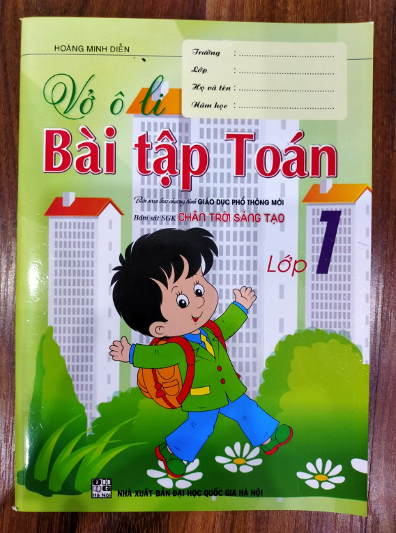 Sách - Vở Ô Li Bài Tập Toán Lớp 1