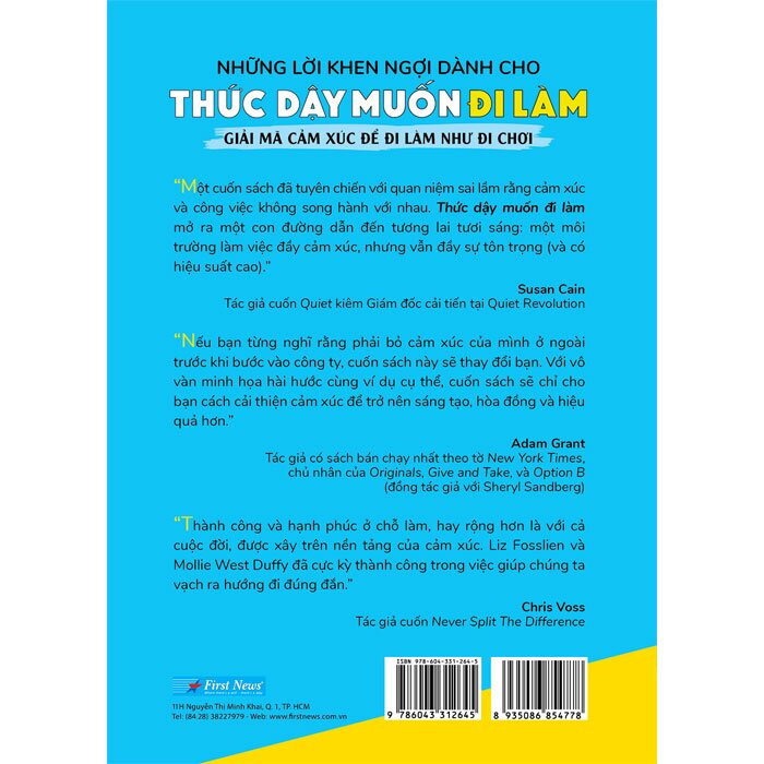 Thức Dậy Muốn Đi Làm - Liz Fosslien, Mollie West Duffy - Minh Trâm dịch - (bìa mềm)