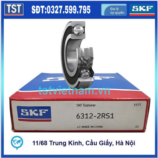 Vòng bi bạc đạn SKF 6312-2RS1