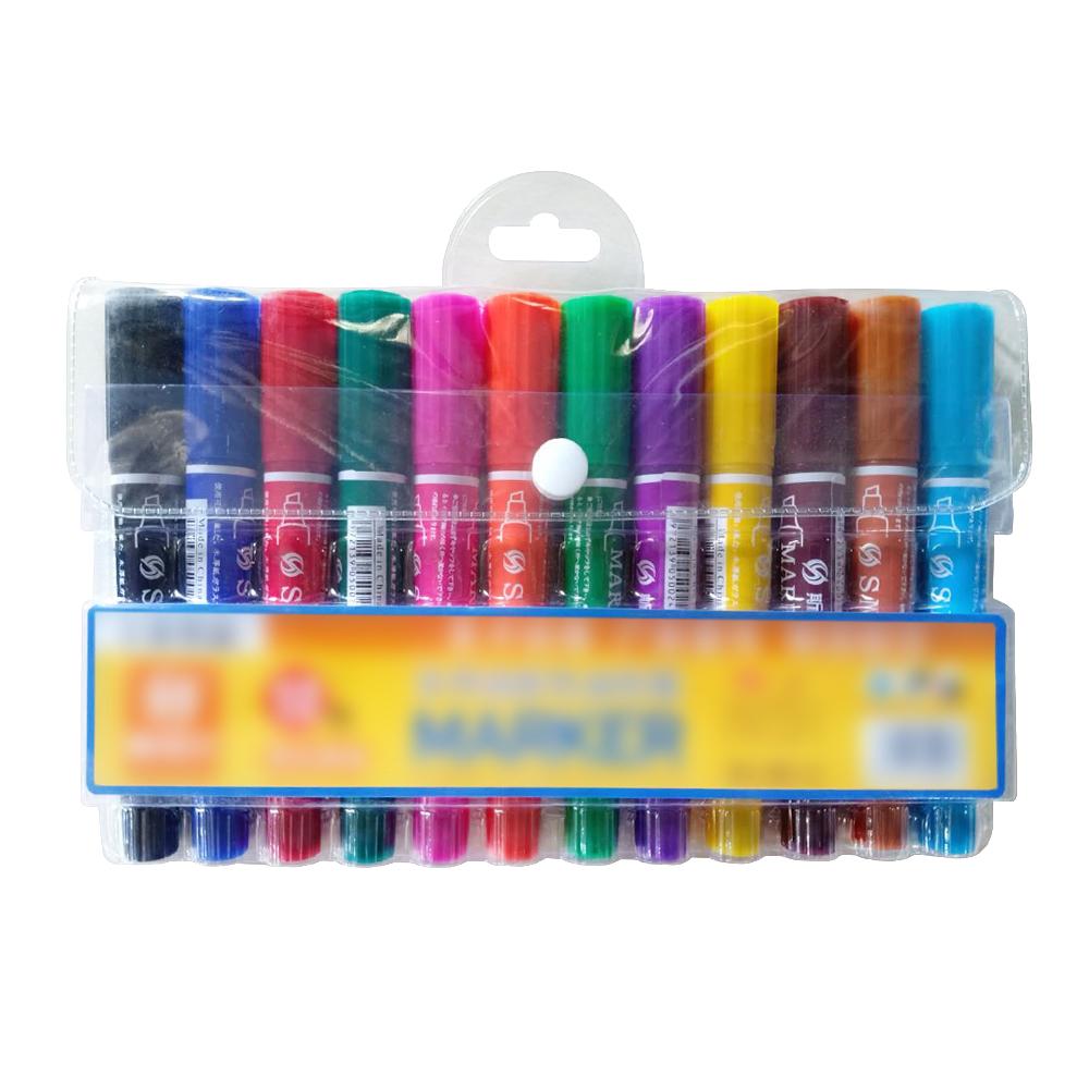 Bút Hightlight 2 đầu - Nhiều màu - 24 chiếc